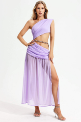 Cressida Split Chain Maxi Dress